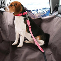 HKM-1493693 Adjustable Dog Seat Belt Harness Leash - Dog Collar for Safe Travel in Cars