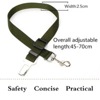 HKM-1493693 Adjustable Dog Seat Belt Harness Leash - Dog Collar for Safe Travel in Cars