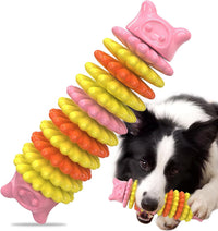 HKM-1494333 Durable Rubber Chew Toy for Aggressive Dogs - Caterpillar Shape for Dental Health and Interactive Play