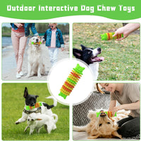 HKM-1494333 Durable Rubber Chew Toy for Aggressive Dogs - Caterpillar Shape for Dental Health and Interactive Play