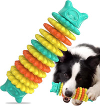 HKM-1494333 Durable Rubber Chew Toy for Aggressive Dogs - Caterpillar Shape for Dental Health and Interactive Play