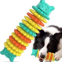HKM-1494333 Durable Rubber Chew Toy for Aggressive Dogs - Caterpillar Shape for Dental Health and Interactive Play