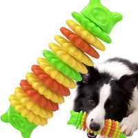 HKM-1494333 Durable Rubber Chew Toy for Aggressive Dogs - Caterpillar Shape for Dental Health and Interactive Play