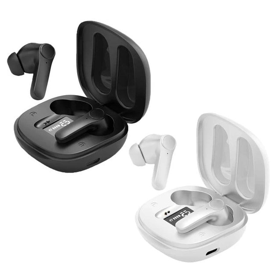 HKM-149459 Translator Earbuds with Dual Microphones for Real-Time AI Translation in 144 Languages