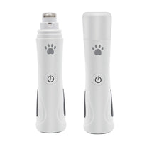 HKM-1494845 USB Rechargeable Pet Nail Trimmer with Diamond Grinding Head and Ergonomic Design for Cats and Dogs