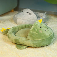 HKM-1495101 Cartoon Animal Semi-Closed Pet Bed for Cats and Dogs - Warm & Cozy Mattress, 50x45x7cm