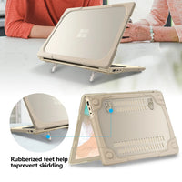 HKM-149523 Rugged TPU and PC Hard Shell Protective Case for Microsoft Surface Laptop 4, 3, 2 - 13.5 Inch (Models 1769, 1867, 1868)