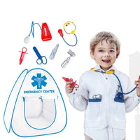 HKM-149779 Pretend Play Doctor Tent for Kids - Educational Children's Playhouse for Ages 2-7