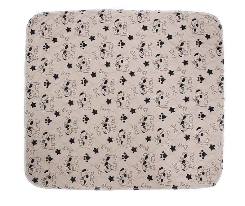 HKM-1498685 Water-Absorbent Waterproof Non-Slip Pet Changing Pad for Dogs and Cats ¨C Machine Washable, Four Seasons Use