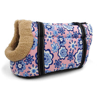 HKM-1499069 Versatile Canvas and Cotton Pet Carrier for Warm Comfort - Available in Two Sizes