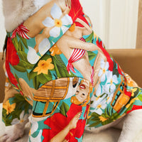 HKM-1499197 Hawaiian Print Pet Shirt for Cats and Dogs in Multiple Sizes