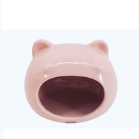 HKM-1500605 Ceramic Hamster Sleeping Nest for Small Pets - Cozy Ceramic House for Hamsters & Squirrels