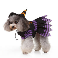 HKM-1500989 Halloween Purple Acrylic Pet Skirt for Dogs - Available in Multiple Sizes