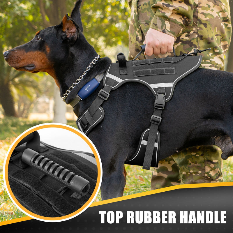 HKM-1502397 Breathable Tactical Dog Vest with Reflective Features for All Seasons