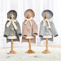 HKM-1503165 British Style Cat Cashmere Coat in Polyester for All Genders