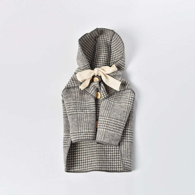 HKM-1503165 British Style Cat Cashmere Coat in Polyester for All Genders