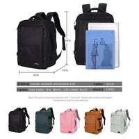 HKM-150355 Large Capacity Waterproof 17 Inch Nylon Laptop Backpack for Students