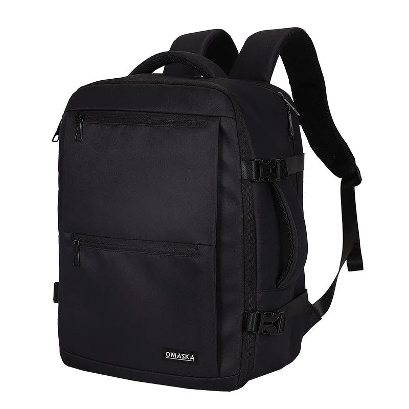 HKM-150355 Large Capacity Waterproof 17 Inch Nylon Laptop Backpack for Students