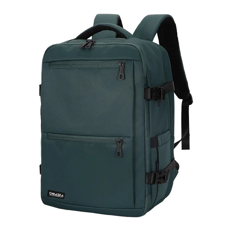 HKM-150355 Large Capacity Waterproof 17 Inch Nylon Laptop Backpack for Students
