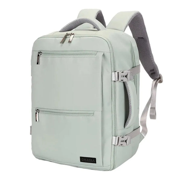 HKM-150355 Large Capacity Waterproof 17 Inch Nylon Laptop Backpack for Students