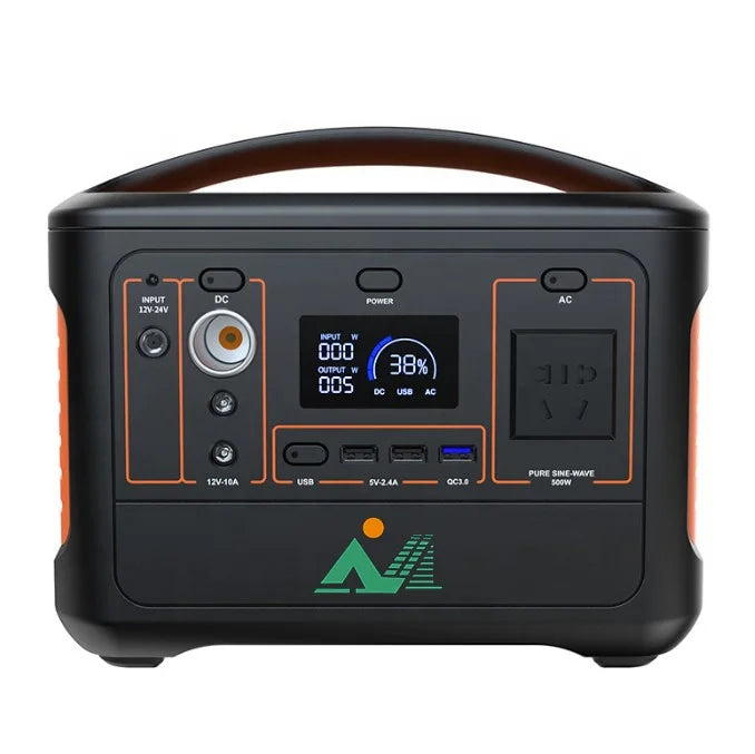 HKM-150483 High-Capacity 550WH Emergency Portable Power Station with AC and DC Outputs