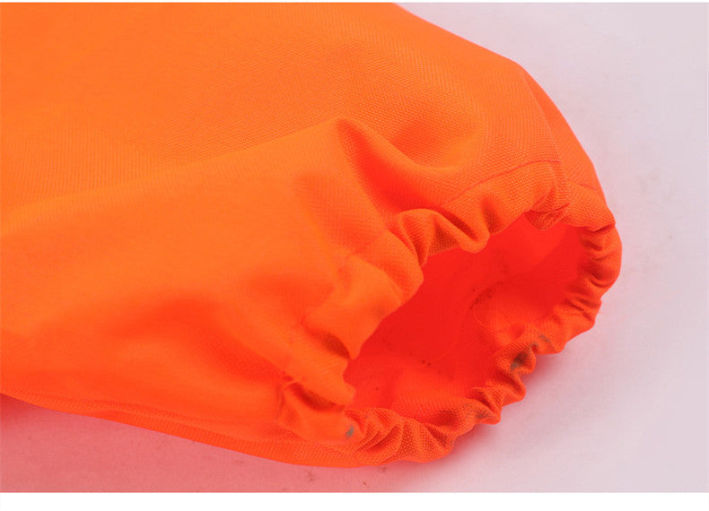 HKM-1504957 Waterproof Reflective Hooded Poncho for Medium and Large Dogs - Available in Black, Fluorescent Green, and Fluorescent Orange