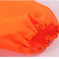 HKM-1504957 Waterproof Reflective Hooded Poncho for Medium and Large Dogs - Available in Black, Fluorescent Green, and Fluorescent Orange