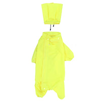 HKM-1504957 Waterproof Reflective Hooded Poncho for Medium and Large Dogs - Available in Black, Fluorescent Green, and Fluorescent Orange