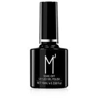 HKM-150611 Moonstone Silver White Cat Eye Gel Nail Polish - Smoothie Texture, 10g/ml, Ice Transparent Finish
