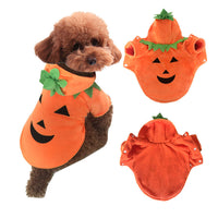 HKM-1506749 Casual Pumpkin Demon Transformation Costume for Pets in Shearing and Polar Fleece