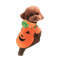 HKM-1506749 Casual Pumpkin Demon Transformation Costume for Pets in Shearing and Polar Fleece