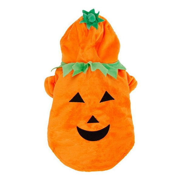 HKM-1506749 Casual Pumpkin Demon Transformation Costume for Pets in Shearing and Polar Fleece