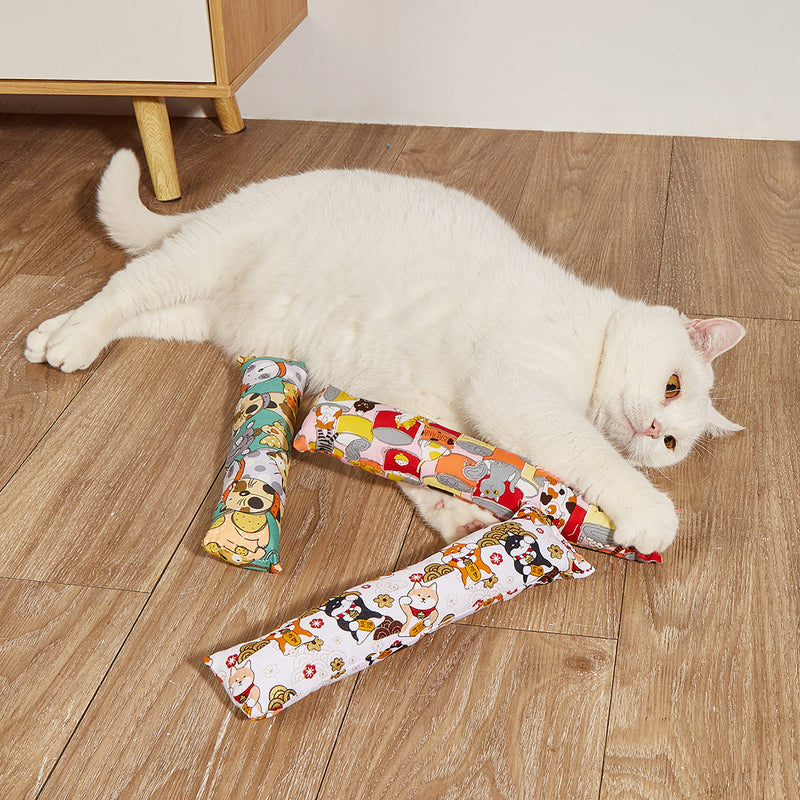 HKM-150739 Creative Catnip Pillow Cat Teaser Toy Cat Pillow Pet Supplies Bite Grinding Claw Cross-border Amazon Hot