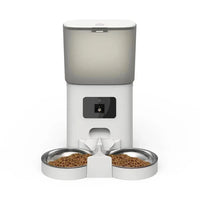 HKM-150739 Smart WiFi Automatic Pet Feeder with 6L Capacity and Integrated Camera
