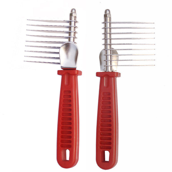HKM-1508157 Pet Knot Comb - Metal Grooming Tool for Easy Detangling