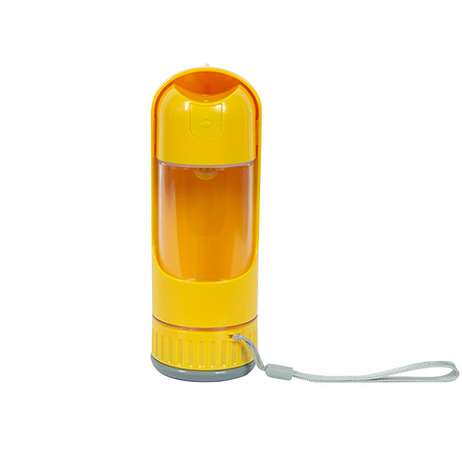 HKM-1508413 Multifunctional Portable Pet Cup - 350ml Folding Bowl in Iceberg Blue, Dynamic Yellow, Beige, and White