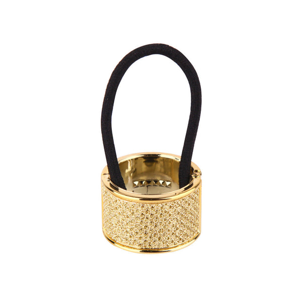 HKM-150867 Korean Style Round Ponytail Buckle in Rose Gold, Simple Hair Tie for Women, Available in Multiple Colors