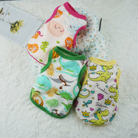 HKM-1508925 Cute Cartoon Dog Vest in Polyester ¨C Multiple Designs: Dinosaur World, Crown Dinosaur, Mermaid, Sizes XS to XL