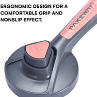HKM-1509821 Self-Cleaning Slicker Brush for Cats and Dogs with Long or Short Hair, Detangling and Massaging Grooming Tool