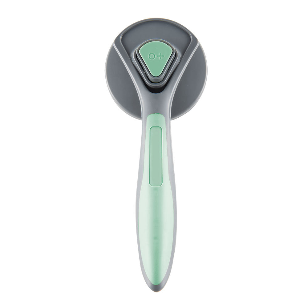 HKM-1509821 Self-Cleaning Slicker Brush for Cats and Dogs with Long or Short Hair, Detangling and Massaging Grooming Tool