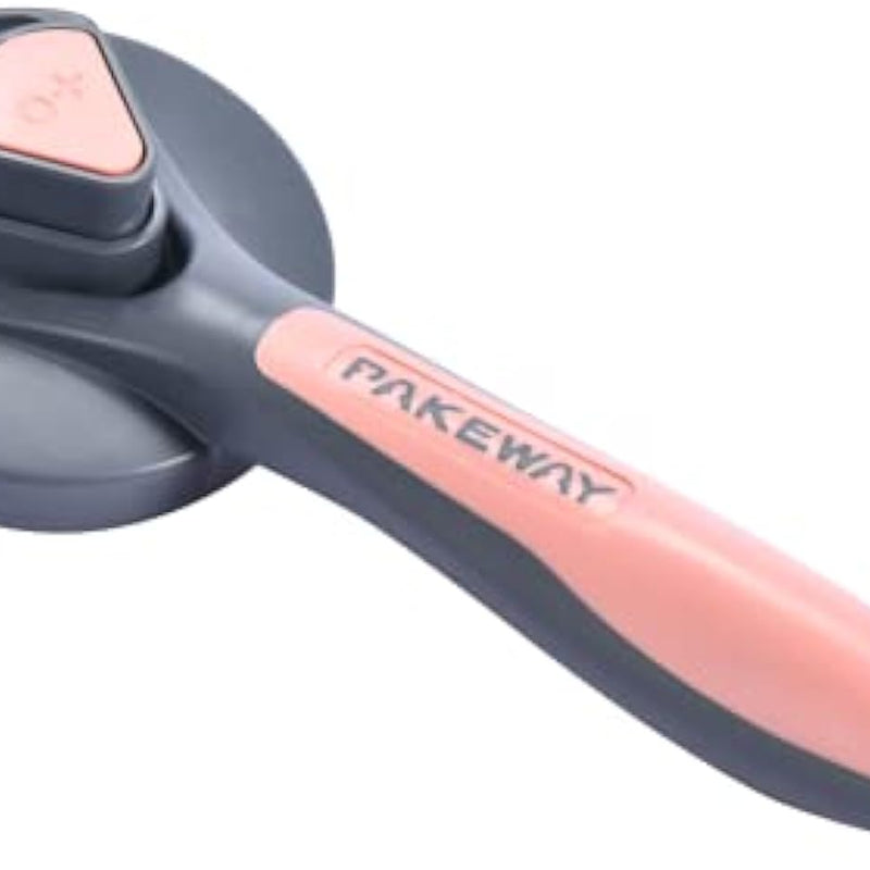 HKM-1509821 Self-Cleaning Slicker Brush for Cats and Dogs with Long or Short Hair, Detangling and Massaging Grooming Tool