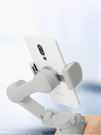 HKM-150995 Magnetic Mobile Phone Buckle Extension Bracket - Gray & Black, 40x38mm, PLA Material
