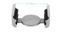 HKM-150995 Magnetic Mobile Phone Buckle Extension Bracket - Gray & Black, 40x38mm, PLA Material