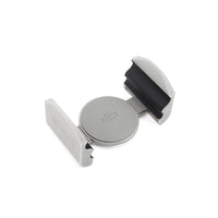 HKM-150995 Magnetic Mobile Phone Buckle Extension Bracket - Gray & Black, 40x38mm, PLA Material