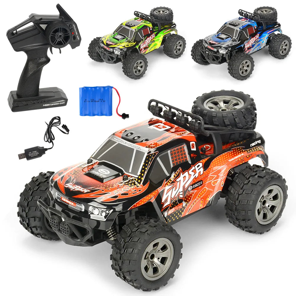 HKM-151123 1:18 Scale Electric Remote Control Off-Road Climbing Car for Kids, 50m Range, Indoor/Outdoor Use