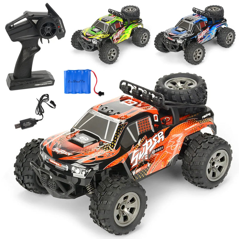 HKM-151123 1:18 Scale Electric Remote Control Off-Road Climbing Car for Kids, 50m Range, Indoor/Outdoor Use