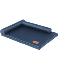 HKM-1512381 All-Weather Removable & Washable Dog Bed, Medium Size 75x60x11cm with Sponge Cushion and Pillow