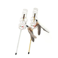 HKM-1513149 Interactive Feather Cat Toy on a Stick for Engaging Playtime