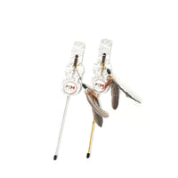 HKM-1513149 Interactive Feather Cat Toy on a Stick for Engaging Playtime