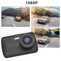 HKM-151443 1080P Dual Lens Car Dash Cam with Loop Recording and Night Vision